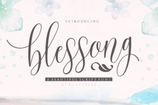 Blessong: A Handwritten Font for Editorial Elegance