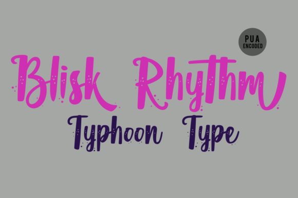 Blisk Rhythm: A Bold Handwritten Font for Crafters & Sellers