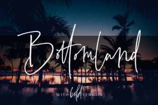 Bottomland: A Modern Script Font for Web Design