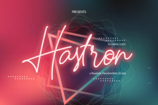 Hastron: A Timeless Script Font for Editorial Design
