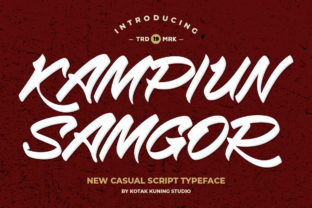 Kampiun Samgor: A Script Font for Modern Web Design