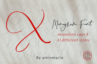 Monogram X Monofont Caps X: A Designer’s Font for Branding