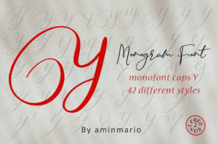 Monogram Y Monofont Caps Y: A Font for Editorial Elegance