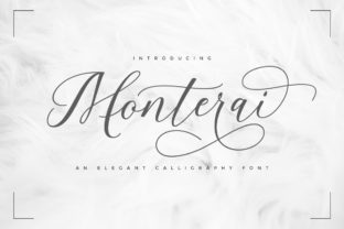 Monterai: A Sweet, Romantic Handwritten Font for Delicate Branding