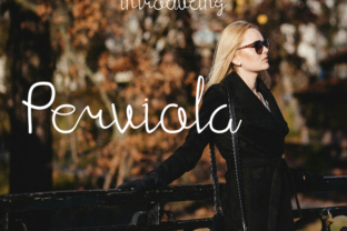 Perviola: A Handwritten Font That Feels Like a Smile