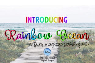 Rainbow Ocean: A Playful Script Font for Web Design