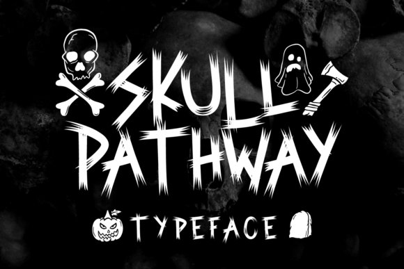 Skull Pathway: A Font for Spooky Branding