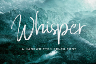 Whisper: A Handwritten Brush Font with Character